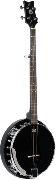 Ortega Banjo Raven Series 5-String inclusive Gigbag - BK - Black