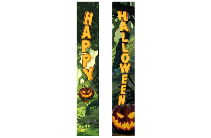 Banner set Europalms Halloween Banner, Haunted Forest, Set of 2, 30x180cm