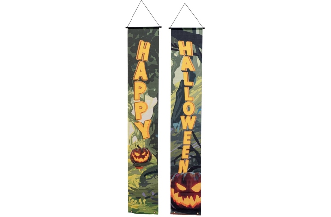 Banner set Europalms Halloween Banner, Haunted Forest, Set of 2, 30x180cm