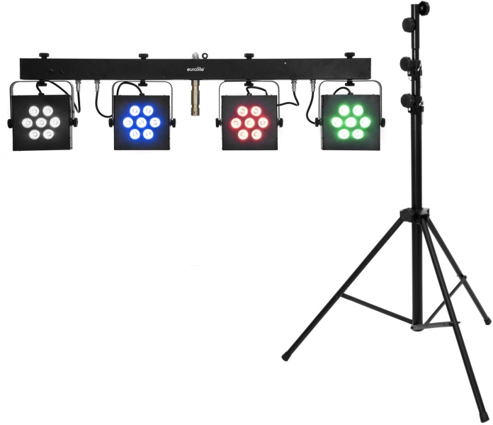 Eurolite Set LED KLS-3002 + STV-60-WOT EU Steel stand black