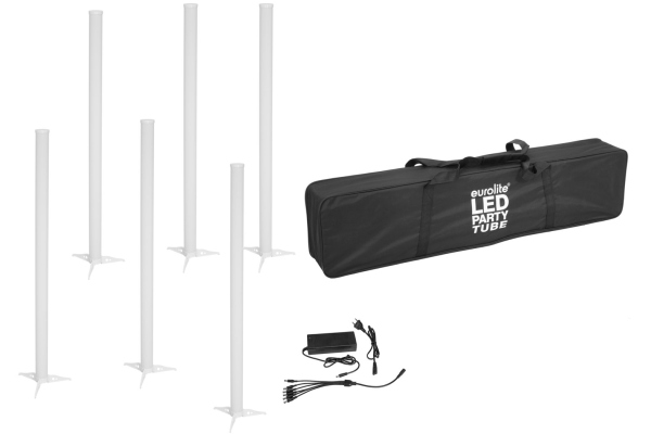 Set 6x AKKU LED Party Tube IR + Charger + Soft Bag Set 6x AKKU LED Party Tube IR + Charger + Soft Bag