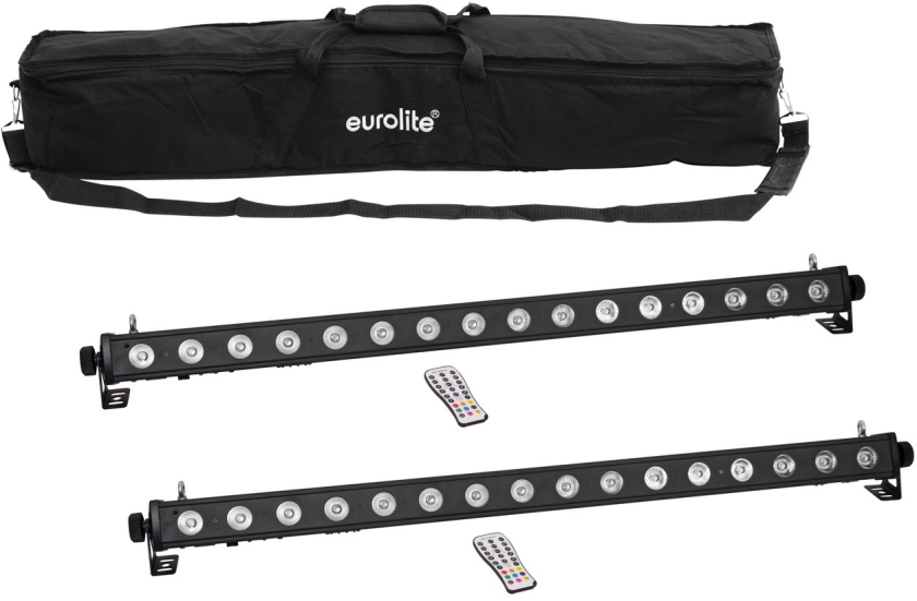 Eurolite Set 2x LED PIX-16 QCL Bar + Soft Bag