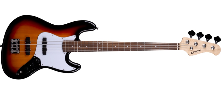 Arrow Louisiana 4 Bass Sunburst Rosewood/White