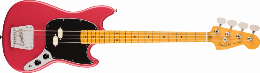 Fender American Professional Classic Mustang Bass MN Faded Dakota Red