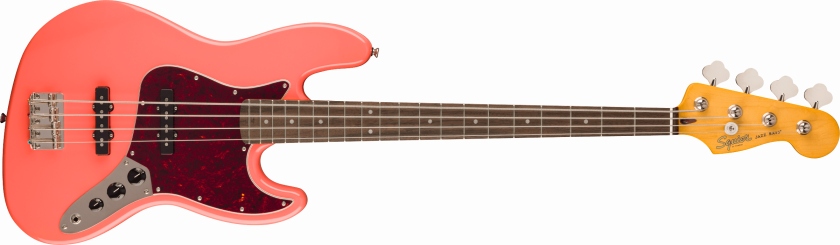 Fender Squier Classic Vibe '60s Jazz Bass LRL Tahitian Coral