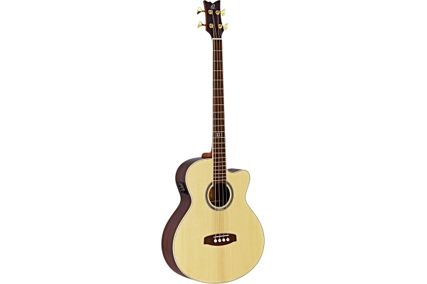 Ortega Acoustic Bass 4-String Deep Series 5 - Solid Spruce Top / Rosewood