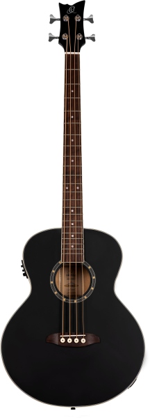Ortega Deep Series 7 Bass 4 String - Satin Black - Mahogany / Spruce