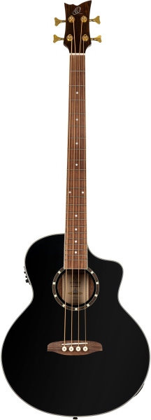 Ortega Deep Series 8 Bass 4 String - Gloss Black - Mahogany / Spruce