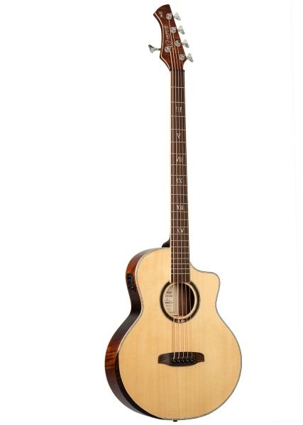 Ortega Signature Series Acoustic Bass 5-String - Natural + Gig Bag KTSM2-5