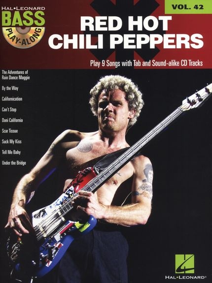 BASS PLAY ALONG VOLUME 42 RED HOT CHILI PEPPERS BGTR BK/CD