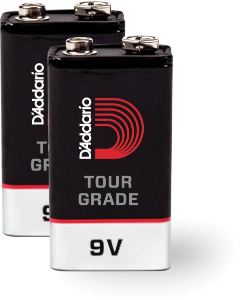 Daddario Tour-Grade 9V Battery 2 pack
