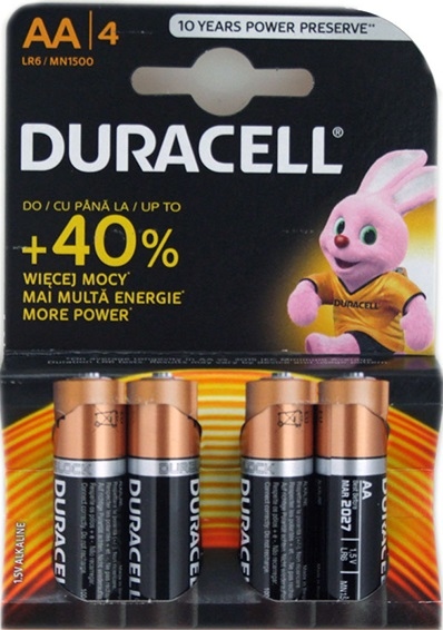 DuraCell Basic AA (R6) B4 Pack
