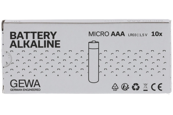Gewa Set de baterii 1,5 V Micro AAA 
