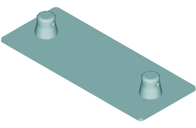 Bază DECOLOCK Alutruss DECOLOCK DQ2-BPMS Base Plate bk