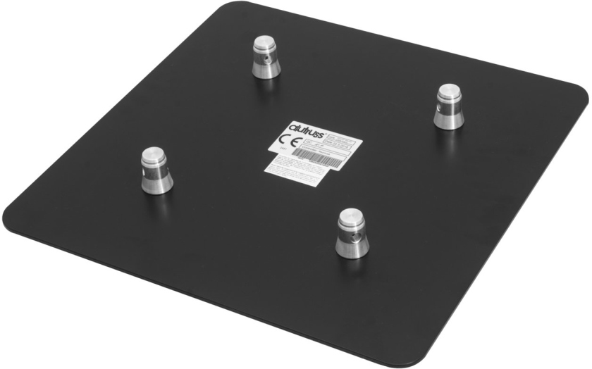 Alutruss QUADLOCK End Plate M10-Male bk