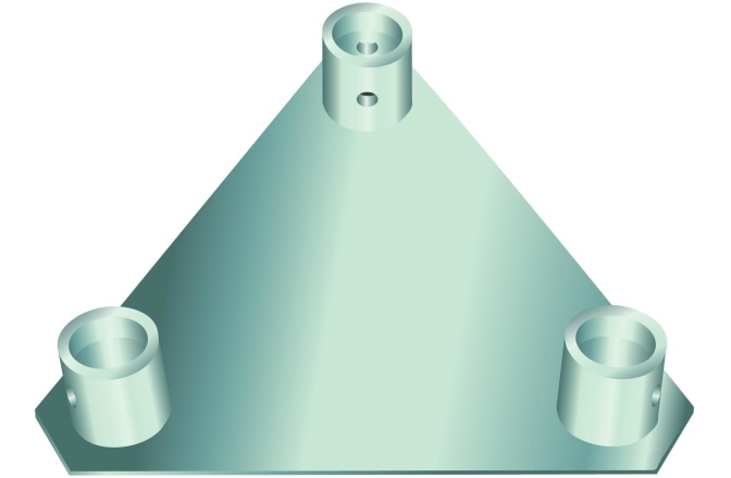 Bază truss Alutruss TRILOCK E-GL33 Base/Wall-Plate QTGP-E