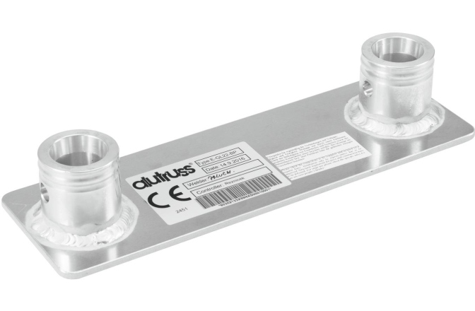 Bază truss bi-tubular Alutruss BILOCK E-GL22 Baseplate female