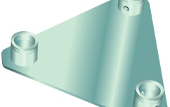 Bază truss în 3 puncte Alutruss DECOLOCK DQ3S-BP Base Plate bl