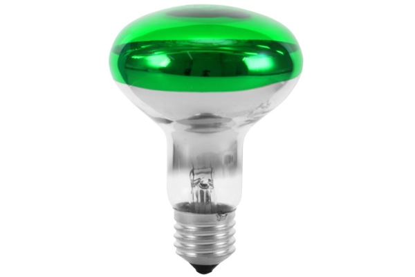 R80 230V/60W E-27 green