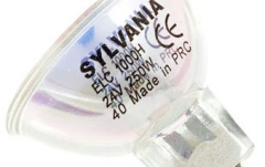 Bec halogen Sylvania ELC 24V/250W GX-5.3 1000h 50mm