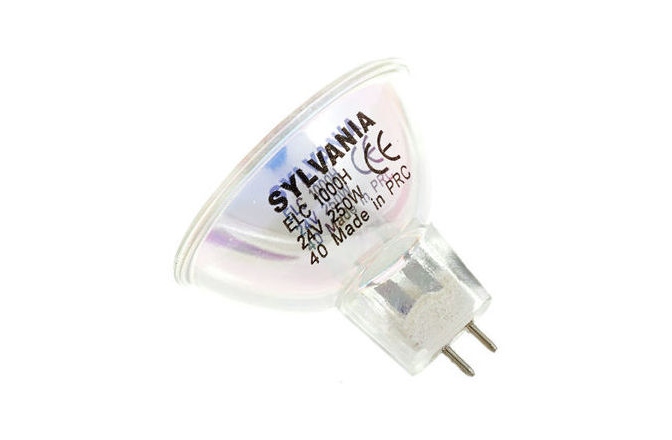 Bec halogen Sylvania ELC 24V/250W GX-5.3 1000h 50mm