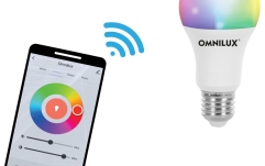 Bec WiFi inteligent Omnilux LED E27 RGB/WW/CW WiFi