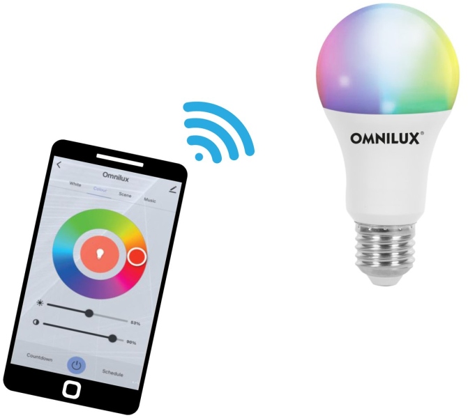 Omnilux LED E27 RGB/WW/CW WiFi
