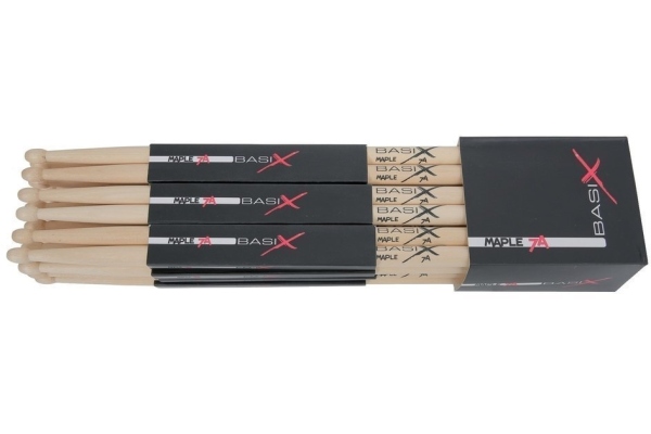 Bețe tobă Basix Maple 7A set 12 perechi