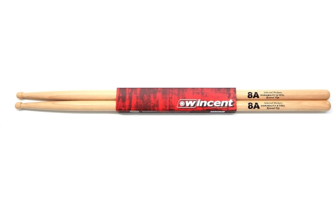 Bețe de tobă Wincent 8A Hickory