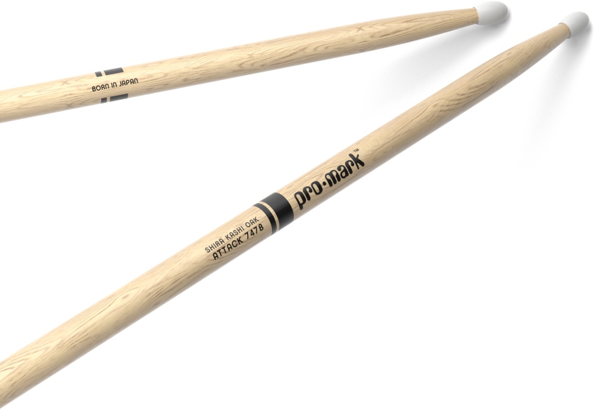 Promark Classic Attack 747B Shira Kashi Oak Nylon