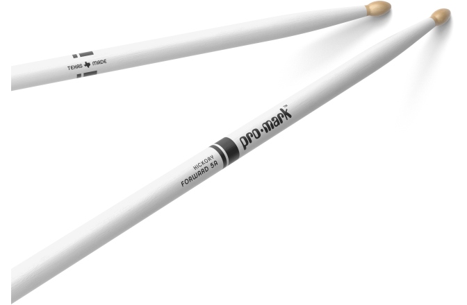 Bețe de tobe ProMark Classic Forward 5A Painted White Hickory 