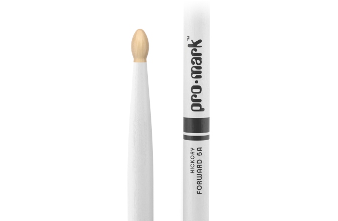 Bețe de tobe ProMark Classic Forward 5A Painted White Hickory 