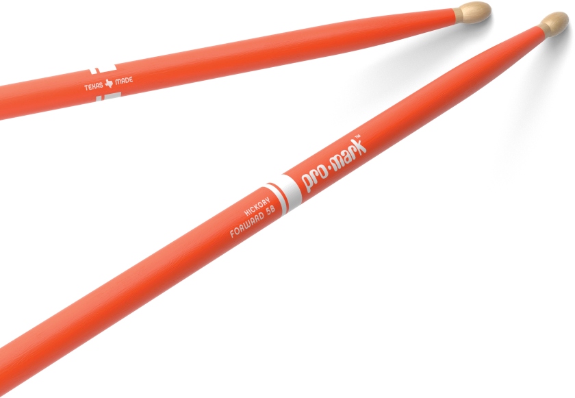 Promark Classic Forward 5B Painted Orange Hickory