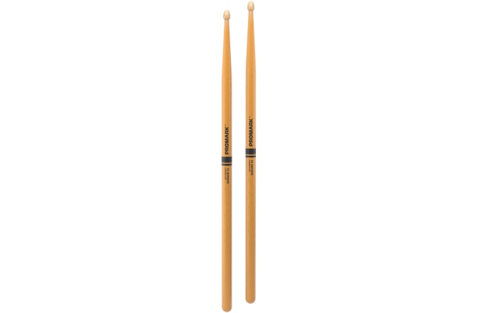 Bețe de tobe ProMark Rebound 5A ActiveGrip Clear Hickory 
