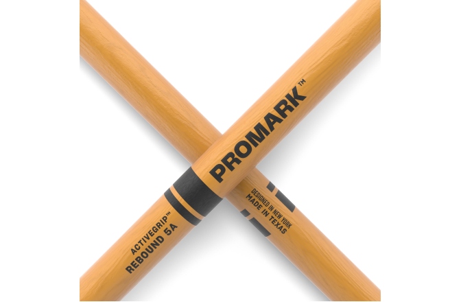 Bețe de tobe ProMark Rebound 5A ActiveGrip Clear Hickory 