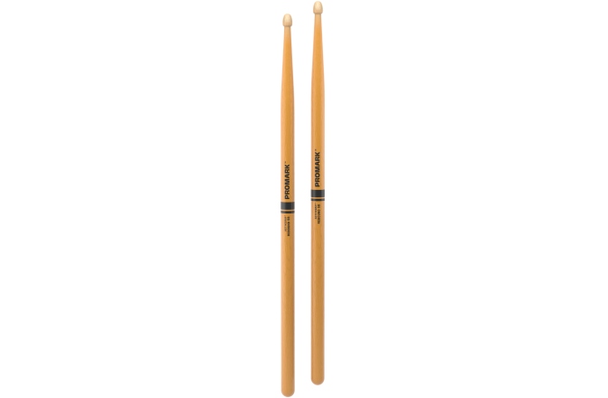 Bețe de tobe ProMark Rebound 5B ActiveGrip Clear Hickory