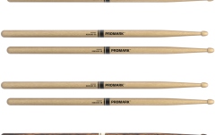 Bețe de tobe ProMark Rebound 5B Hickory Drumstick 4-Pack
