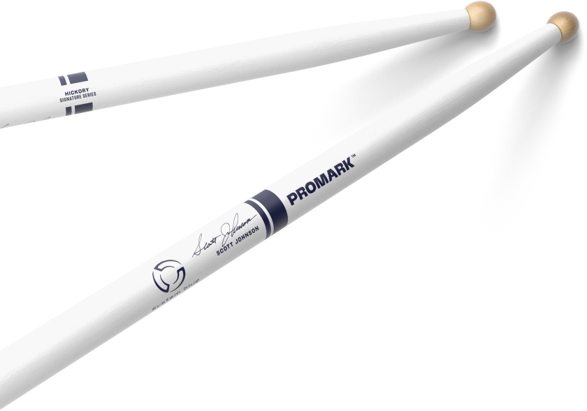 Promark Scott Johnson Painted White Hickory