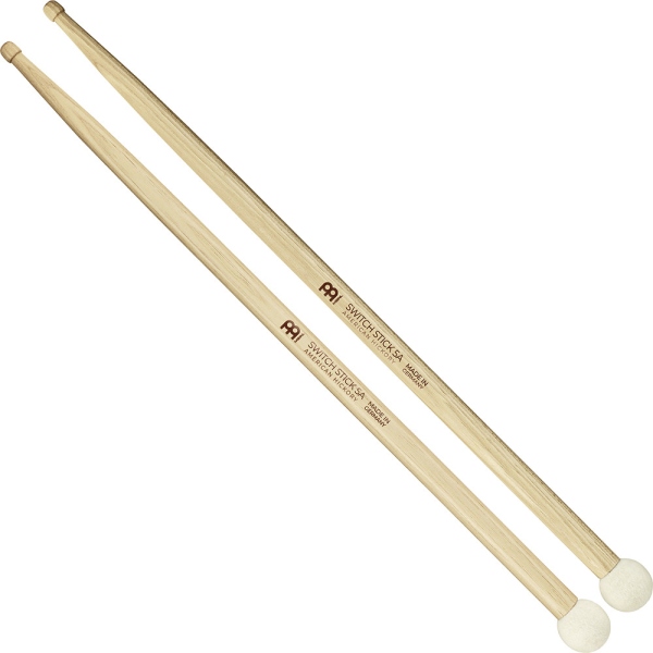 Meinl Switch Stick 5A Hybrid Wood Tip Drumstick - Mallet Combo