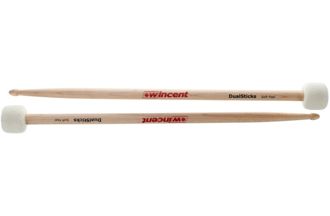 Bete pentru cinele si tom-uri Wincent DualStick Soft Feel