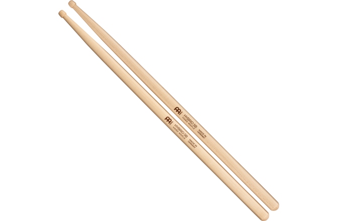 Bețe pentru Tobe Meinl Hybrid 5B Wood Tip Drumstick - Hard Maple