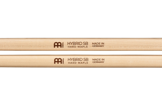 Bețe pentru Tobe Meinl Hybrid 5B Wood Tip Drumstick - Hard Maple