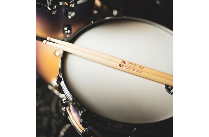 Bețe pentru Tobe Meinl Hybrid 5B Wood Tip Drumstick - Hard Maple