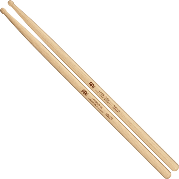Meinl Hybrid 9A Wood Tip Drumstick - American Hickory