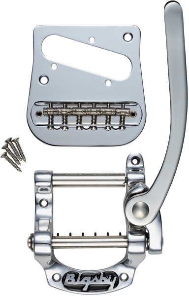 Bigsby B5 Telecaster Modification Vibrato Kit Polished Aluminum