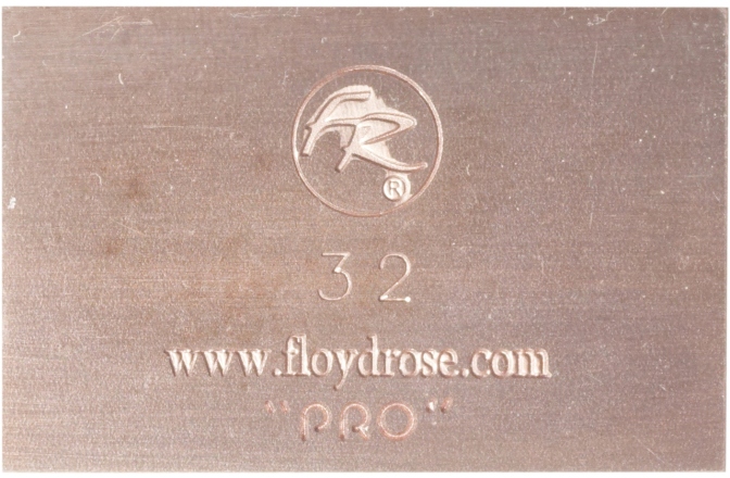 Bloc tremolo Floyd Rose Floyd Rose  FRPTUB32 - Pro Tungsten Sustain Block - 32 mm