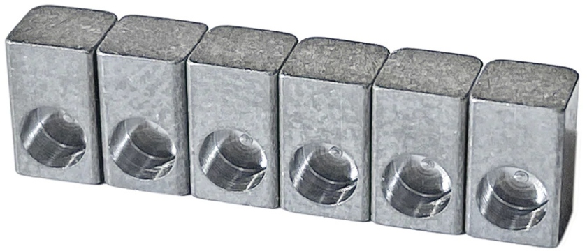Floyd Rose FROTISLI21 - KTS Titanium String Lock Insert Blocks, 6 pcs. (2021+ Version)