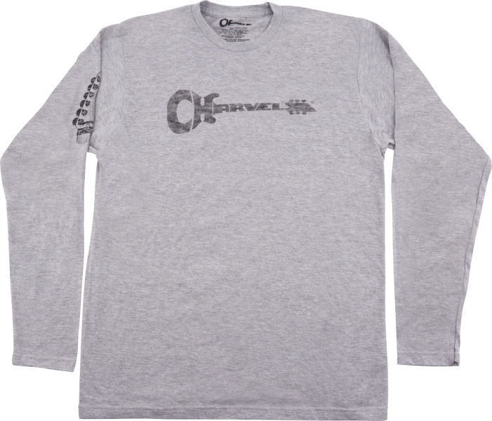 Chauvet Charvel Headstock Long Sleeve T-Shirt Gray XXL