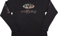 Bluză EVH  Wolfgang Camo Long Sleeve T-Shirt Black M