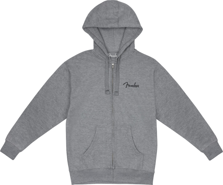 Fender Spaghetti Small Logo Hoodie Gray XL